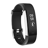 TOOBUR Schrittzähler Fitness Armband Uhr, IP67 Wasserdicht Fitness Tracker Smart Watch mit Herzfrequenz Schlafmonitor und Kalorienzähler, Aktivitätstracker Armbanduhr für Damen Herren