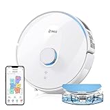 360 S8 Robot Vacuum Cleaner, LDS Navigation and 3D Smart Mapping, 2700Pa Strong Suction Quiet Wi-Fi/App/Alexa/Remote Control, 3-in-1 Mop Vacuum Cleaner, Good for Pet Hair, Carpets, Hard Shelves